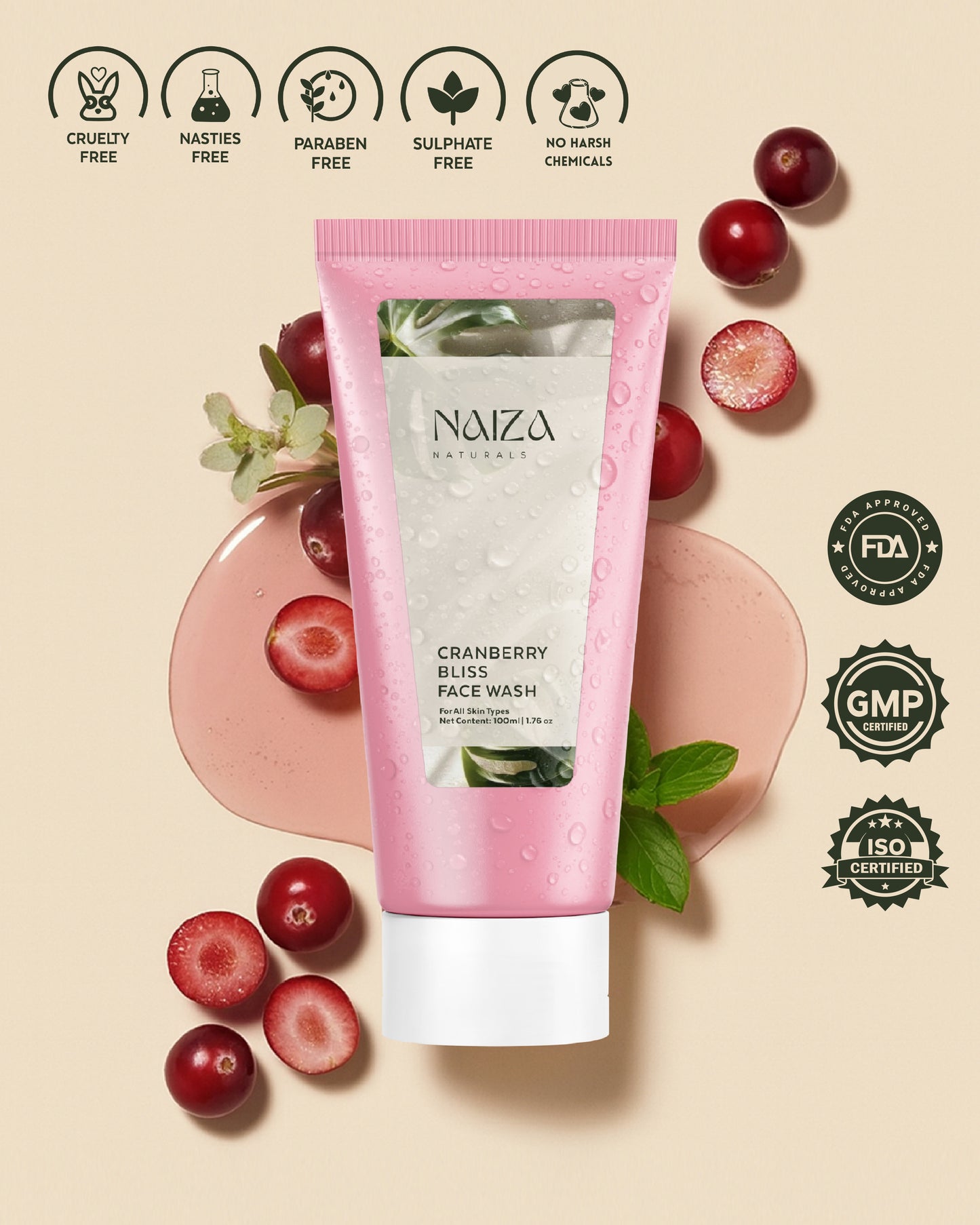 Cranberry Bliss Face Wash