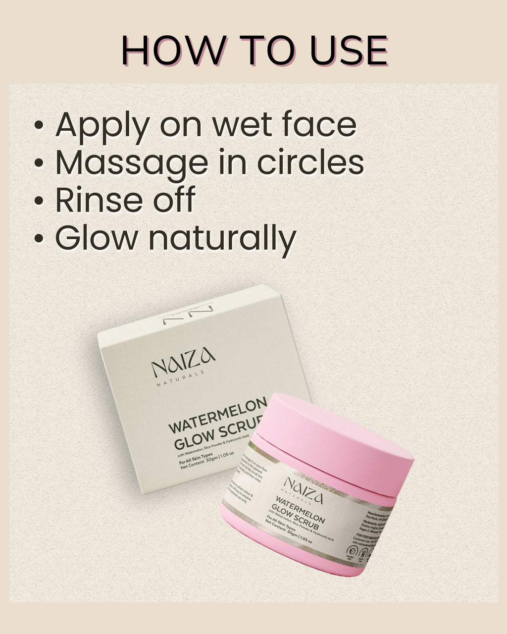 Watermelon Glow Scrub – 30 gm