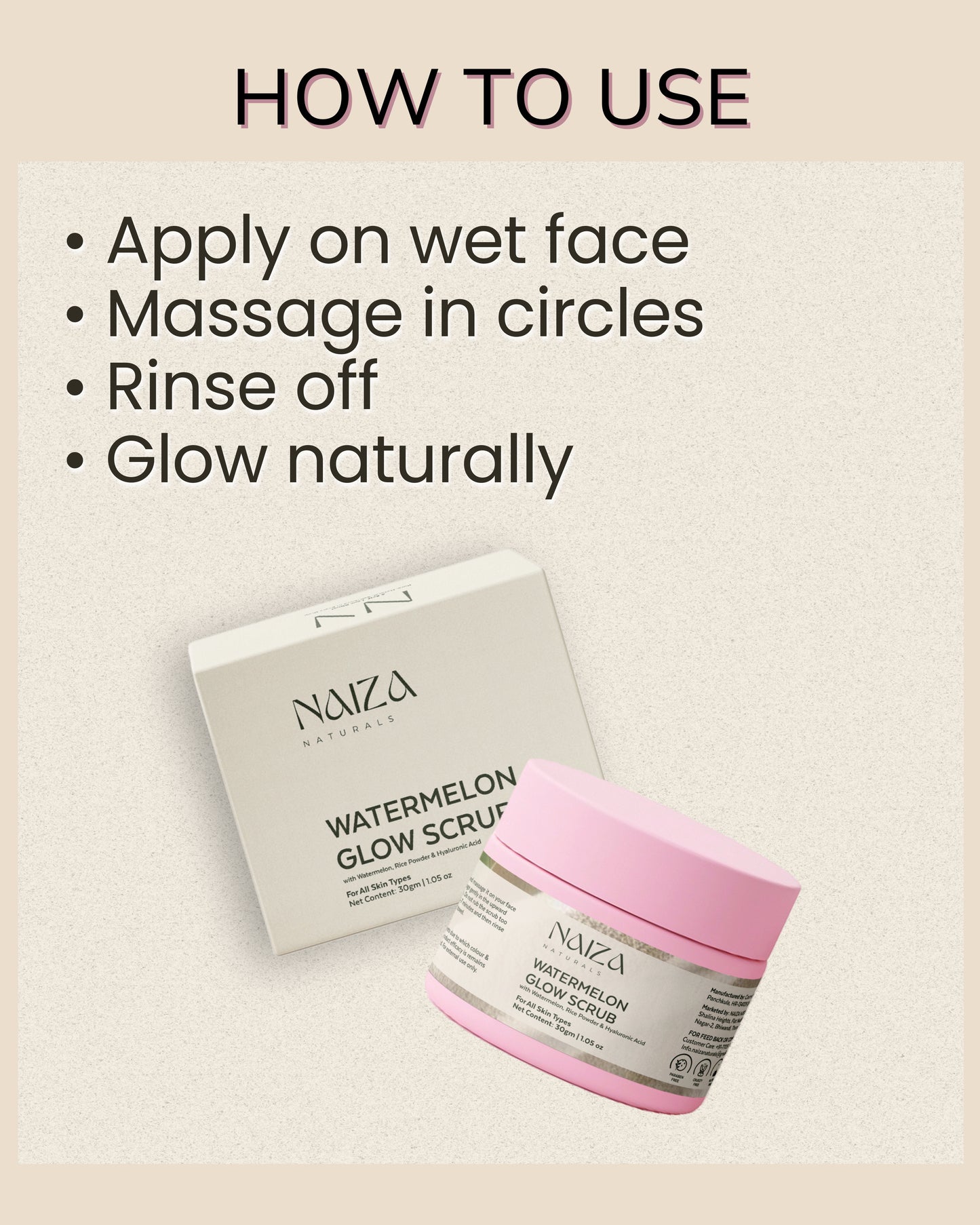 Watermelon Glow Face Scrub