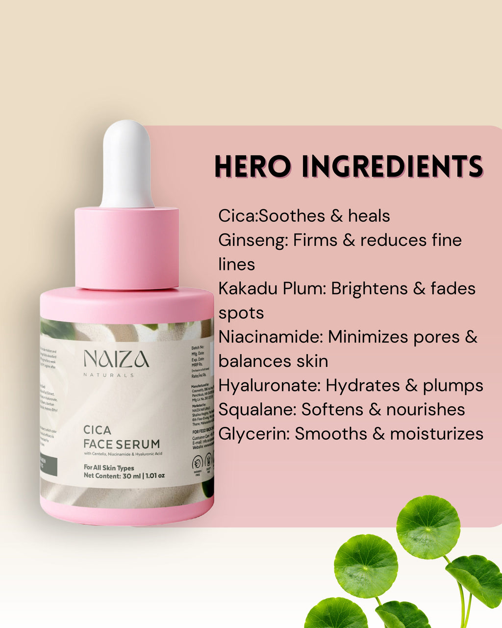 Cica Face Serum – 30 ml