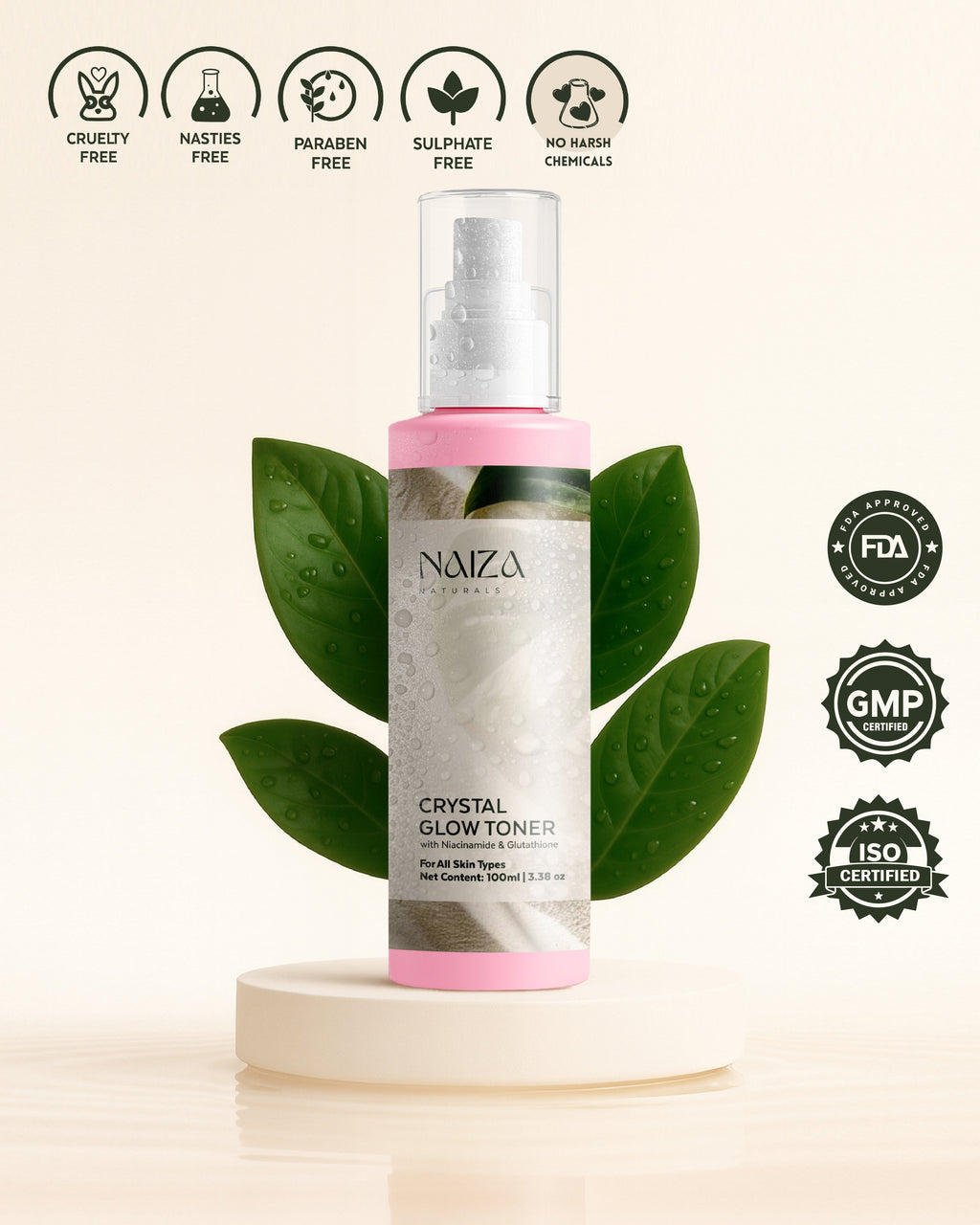 Crystal Glow Toner – 100 ml